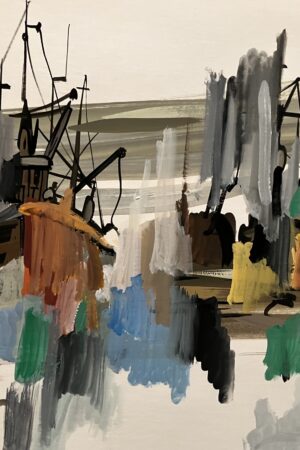 Abstract Fishing boats-Dos