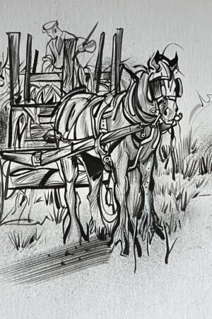 Those boys making hay