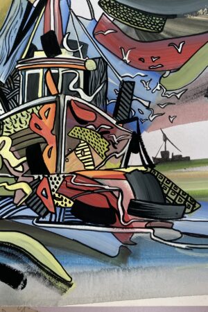 Multicoloured Boat 2